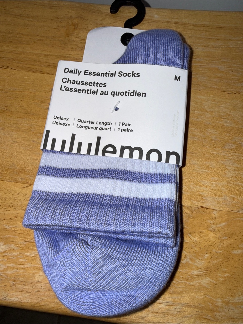 NWT Lululemon Daily Essential Socks